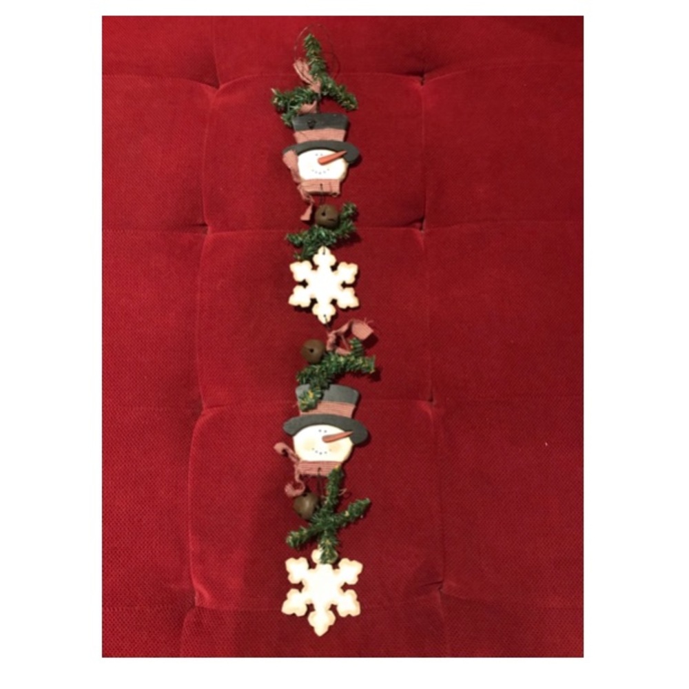 🎅🏻 Bundle 2 for $15! Cute snowman garland